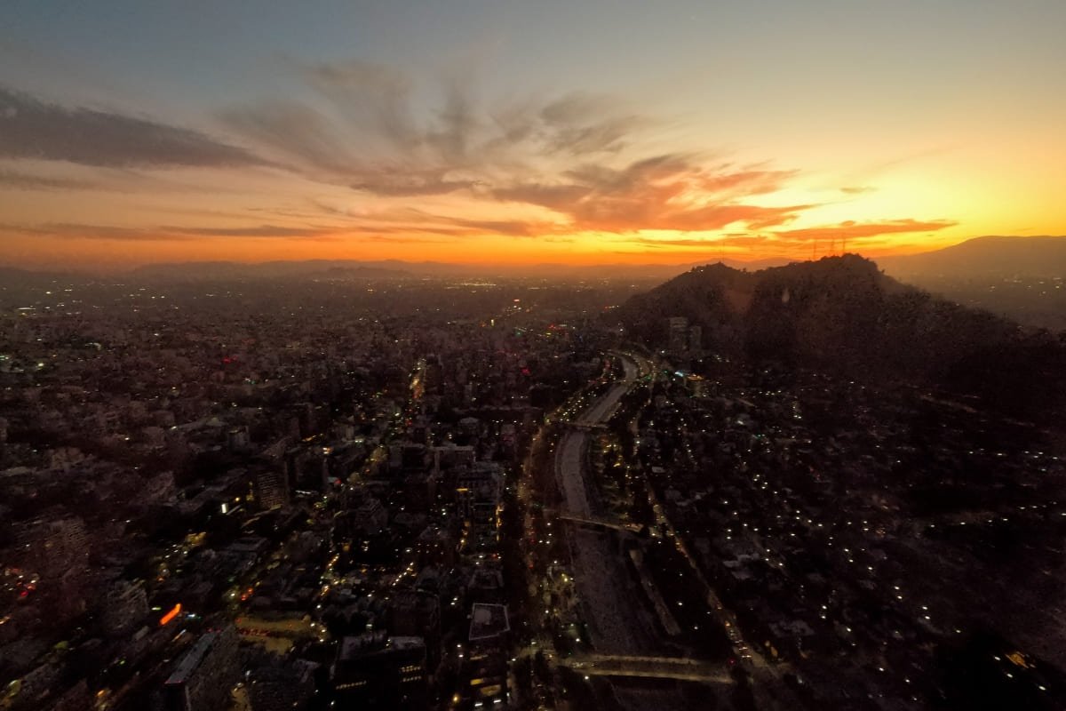 Santiago Sunset 3